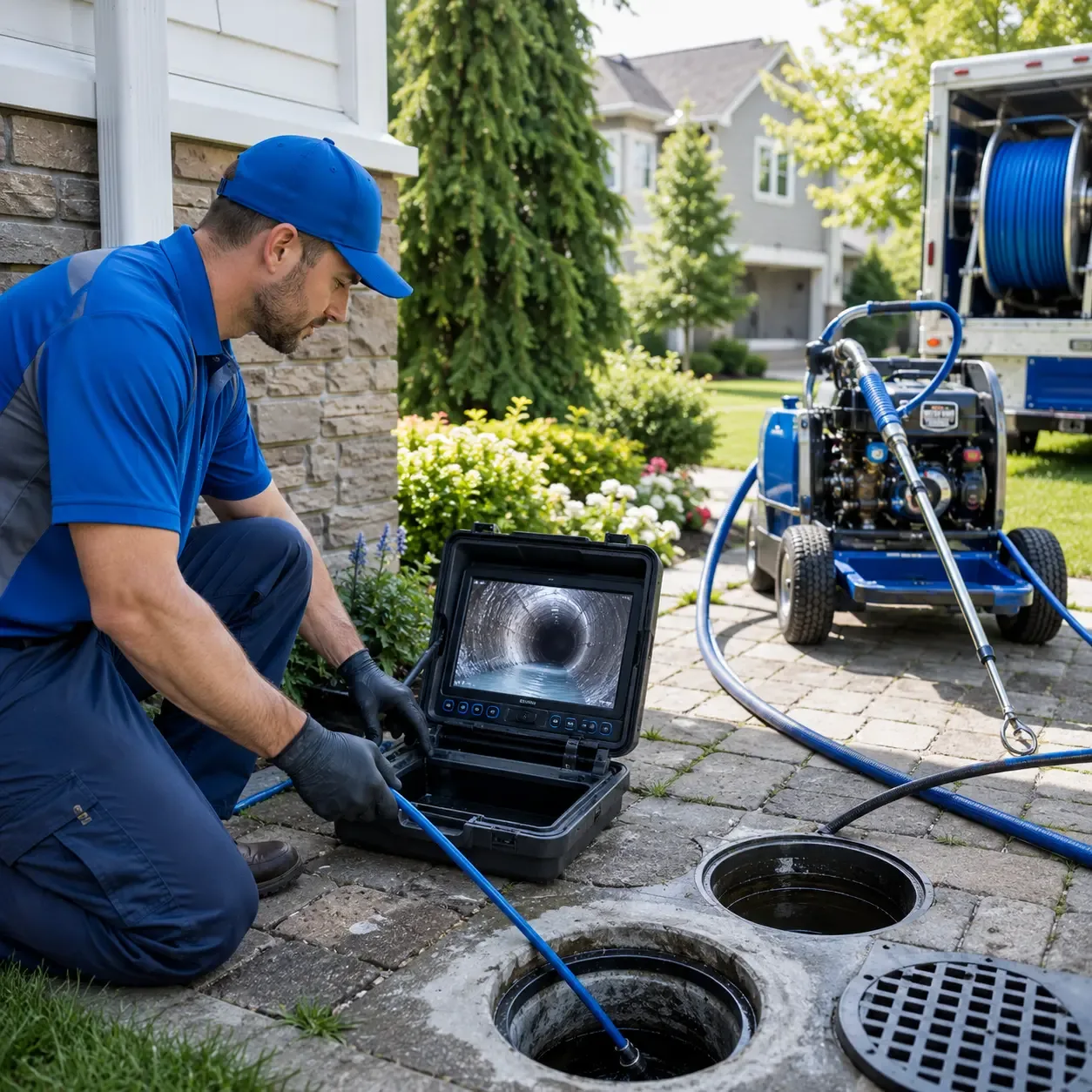 Outdoor drain cleaning professionals serving Rowlett, TX